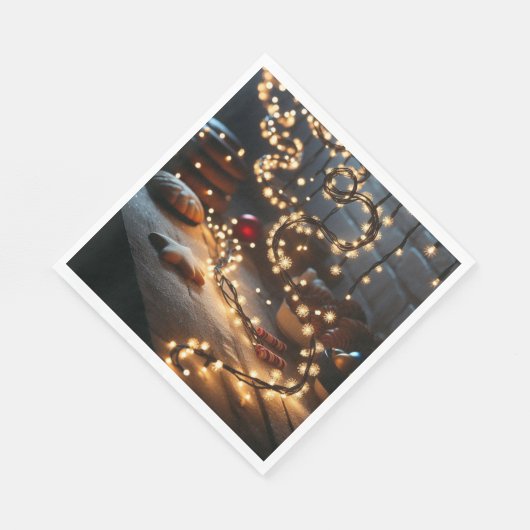 Kerstmagne Kerstmutsdoekjes Servet (Hoek)