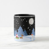 Kerstmagne Mug bij Maneschijn Mok (Midden)