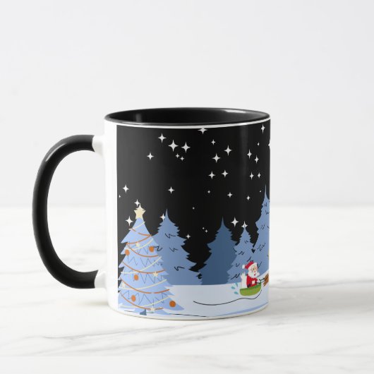 Kerstmagne Mug bij Maneschijn Mok (Links)