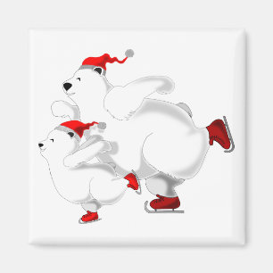 Kerstmagneet - Beren familie Magneet