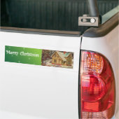 Kerstmagneet Bumpersticker (Op Truck)