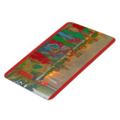 Kerstmagneet- Kousen opgehangen door de schoorstee Magneet (Linkerzijde)