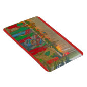 Kerstmagneet- Kousen opgehangen door de schoorstee Magneet (Rechterzijde)