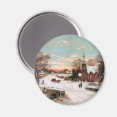 kerstmagneet magneet (Voorkant / Achterkant)