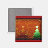 kerstmagneet magneet (Voorkant / Achterkant)