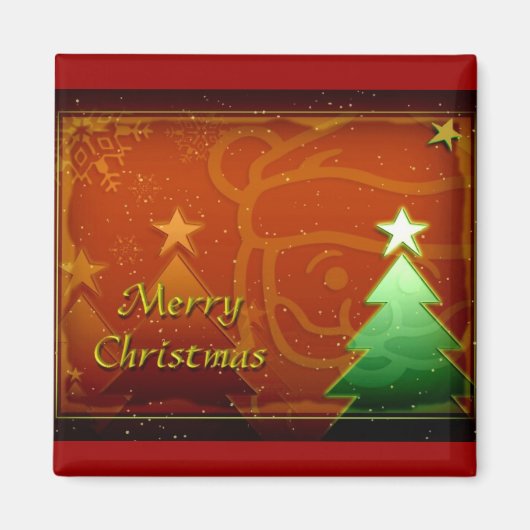 kerstmagneet magneet (Voorkant)