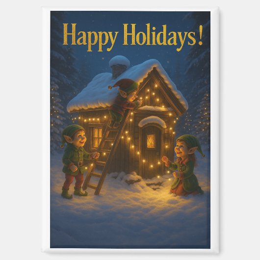 Kerstmagneet  magneet (Voorkant)