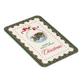 Kerstmagneet met Hulstige Kerst Magneet (Rechterzijde)