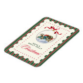 Kerstmagneet met Hulstige Kerst Magneet (Linkerzijde)