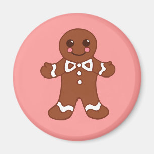 Kerstmagneet met peperkoekjongen magneet