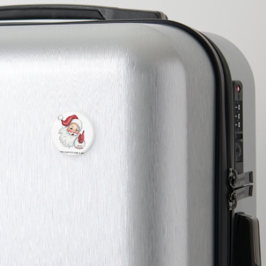 Kerstmagneet met vintage Sint Magneet (Insitu (bagage))
