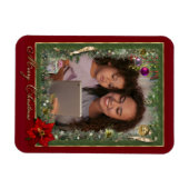 kerstmagneet (upload je foto) magneet (Horizontaal)