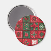 Kerstmagneten – Feestelijke koelkastdecoratie & Fe Magneet (Voorkant / Achterkant)