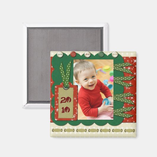 Kerstmagneten Magneet (Voorkant / Achterkant)