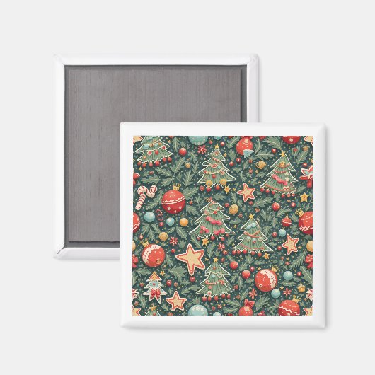 Kerstmagneten Magneet (Voorkant / Achterkant)