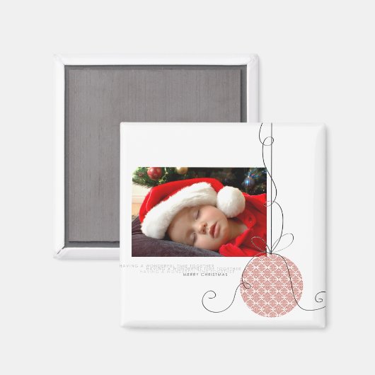 Kerstmagneten Magneet (Voorkant / Achterkant)