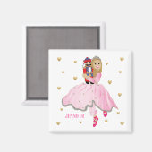 kerstmagnetescorte Nutcracker Ballet Magneet (Voorkant / Achterkant)