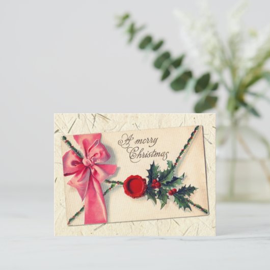 Kerstmail! Feestdagenkaart (Staand voorkant)