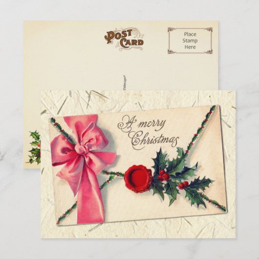 Kerstmail! Feestdagenkaart (Voorkant / Achterkant)