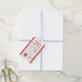 Kerstmail van de Kerstman Noordpool Levering Cadeaulabel (Met Touw)
