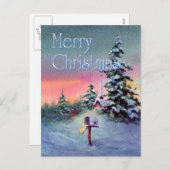 KERSTMAILBOX van SHARON SHARPE Feestdagenkaart (Voorkant / Achterkant)