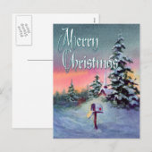 KERSTMAILBOX van SHARON SHARPE Feestdagenkaart (Voorkant / Achterkant)