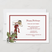 Kerstmailbox Verschuivende aankondiging (Voorkant)