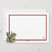 Kerstmailbox Verschuivende aankondiging (Achterkant)