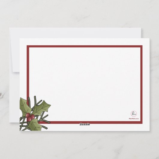 Kerstmailbox Verschuivende aankondiging (Achterkant)