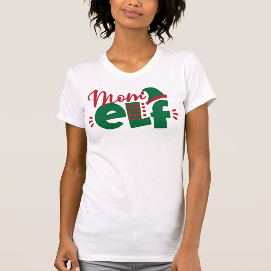 Kerstmam Elf T-shirt (Voorkant)