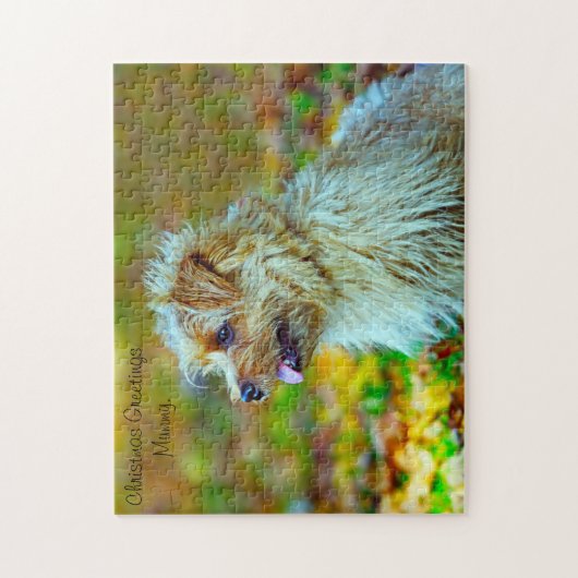 Kerstmama. Legpuzzel (Verticaal)