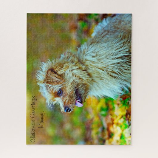 Kerstmama. Legpuzzel (Verticaal)