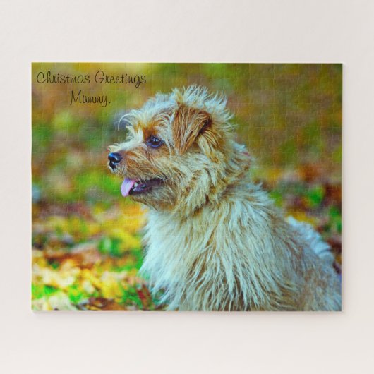 Kerstmama. Legpuzzel (Horizontaal)