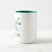 Kerstmama Retro Kerstmis Mok (Midden)