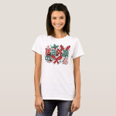 Kerstmama T-shirt (Voorkant volledig)