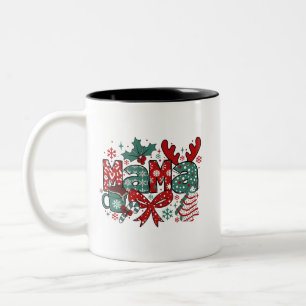 Kerstmama Tweekleurige Koffiemok