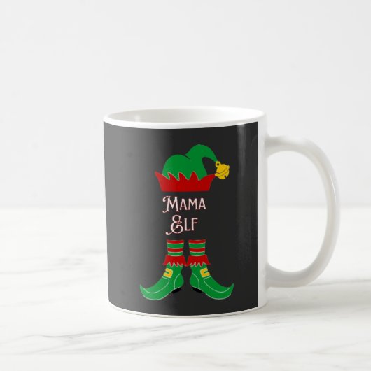Kerstmamma Elf Koffiemok (Rechts)