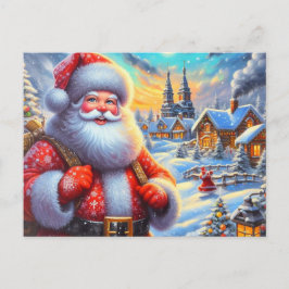 Kerstman 02 briefkaart