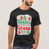 Kerstman 2021, vrolijk kerstfeest en helder gebak t-shirt (Voorkant)