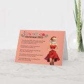 Kerstman 2023 Kerstmis Feestdagen Kaart (Voorkant)