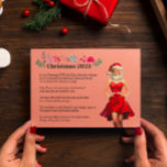 Kerstman 2023 Kerstmis Feestdagen Kaart<br><div class="desc">Dit kerstfeest zal zeker een glimlach op een gezicht zetten dit vakantieseizoen!</div>