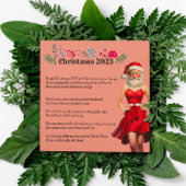 Kerstman 2023 Kerstmis Feestdagenkaart