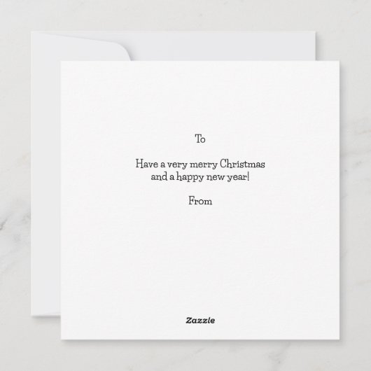 Kerstman 2023 Kerstmis Feestdagenkaart (Achterkant)