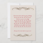  kerstman 21 met kerstlied kaart (Achterkant)