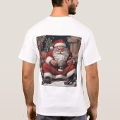 Kerstman 2 t-shirt (Achterkant)