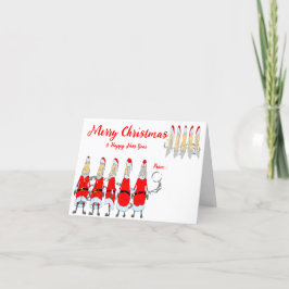 KERSTMAN 313 FEESTDAGEN KAART