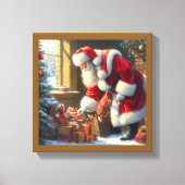 Kerstman 3 canvas afdruk (Voorkant)