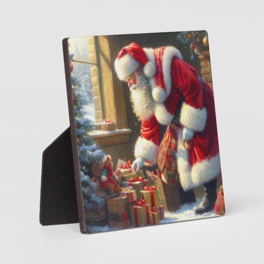 Kerstman 3 fotoplaat (Voorkant)