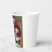 Kerstman 3 papieren bekers (Links)