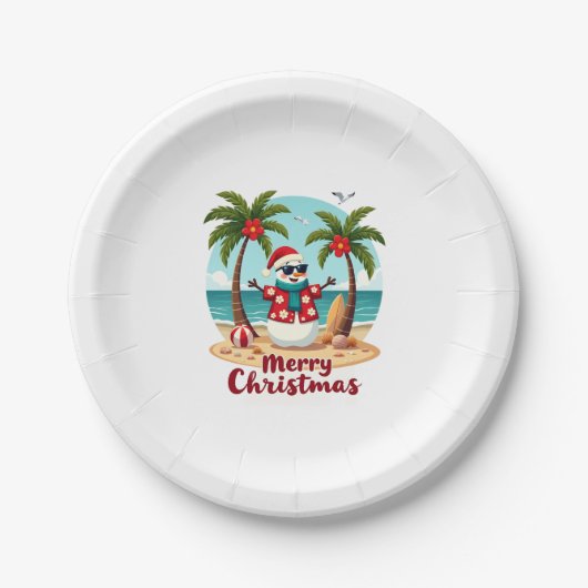 Kerstman (3) papieren bordje (Voorkant)